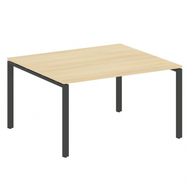 Metal System Переговорный стол (1 столешница) на П-образном м/к БП.ПРГ-1.3 Акация Лорка/Металл Антра