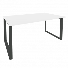 Onix Стол переговорный O.MO-PRG-1.4 Белый Бриллиант/Металл Антрацит 1580*980*750