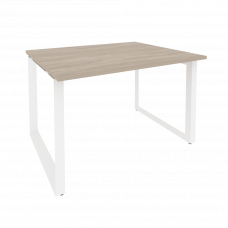 Onix Стол переговорный O.MO-PRG-1.2 Дуб Аттик/Металл Белый 1180*980*750