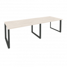 Onix Стол переговорный O.MO-PRG-2.3 Денвер Светлый/Металл Антрацит 2760*980*750