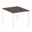 Metal System Quattro Переговорный стол (1 столешница) на П-образном м/к 50БП.ПРГ-1.1 Венге Цаво/Мета