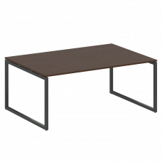 Metal System Quattro Перег. стол (1 столешница) на О-образном м/к 40БО.ПРГ-1.5 Венге Цаво/Металл Ант