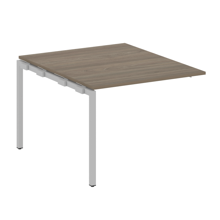 Metal System Quattro Проходной элемент перег. стола на П-образном м/к 40БП.ППРГ-1 Вяз Благородный/Ме