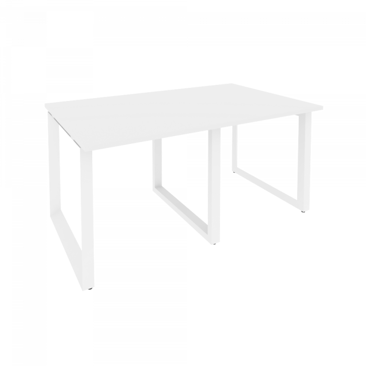 Onix Стол переговорный O.MO-PRG-2.0 Белый Бриллиант/Металл Белый 1560*980*750