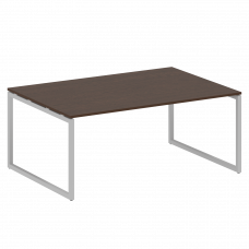 Metal System Quattro Перег. стол (1 столешница) на О-образном м/к 40БО.ПРГ-1.5 Венге Цаво/Металл Сер