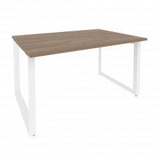 Onix Стол переговорный O.MO-PRG-1.3 Дуб Аризона/Металл Белый 1380*980*750