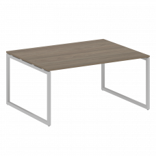 Metal System Quattro Перег. стол (1 столешница) на О-образном м/к 40БО.ПРГ-1.4 Вяз Благородный/Метал