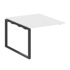 Metal System Проходной элемент перег. стола на О-образном м/к БО.ППРГ-1 Белый/Металл Антрацит 1000*1