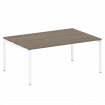 Metal System Quattro Переговорный стол (1 столешница) на П-образном м/к 40БП.ПРГ-1.5 Вяз Благородный
