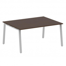 Metal System Переговорный стол (1 столешница) на А-образном м/к БА.ПРГ-1.4 Венге Цаво/Металл Серый 1