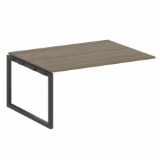 Metal System Quattro Проходной элемент перег. стола на О-образном м/к 50БО.ППРГ-4 Вяз Благородный/Ме