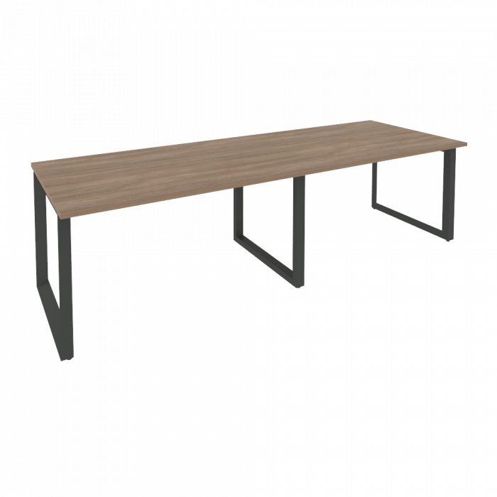 Onix Стол переговорный O.MO-PRG-2.3 Дуб Аризона/Металл Антрацит 2760*980*750