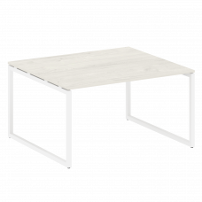 Metal System Quattro Перег. стол (1 столешница) на О-образном м/к 40БО.ПРГ-1.3 Дуб Наварра/Металл Бе