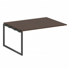 Metal System Quattro Проходной элемент перег. стола на О-образном м/к 40БО.ППРГ-4 Венге Цаво/Металл