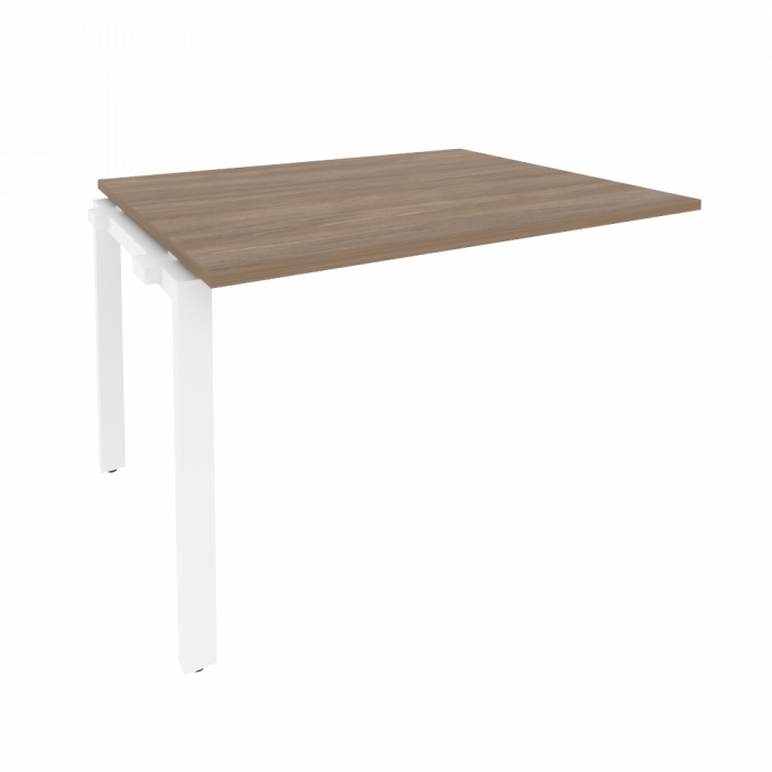 Onix Проходной наборный элемент переговорного стола O.MP-NPRG-2 Дуб Аризона/Металл Белый 1180*980*75