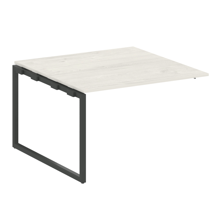 Metal System Quattro Проходной элемент перег. стола на О-образном м/к 40БО.ППРГ-2 Дуб Наварра/Металл