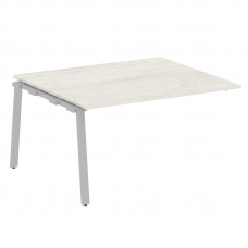 Metal System Проходной элемент перег. стола на А-образном м/к БА.ППРГ-3 Дуб Наварра/Металл Серый 140