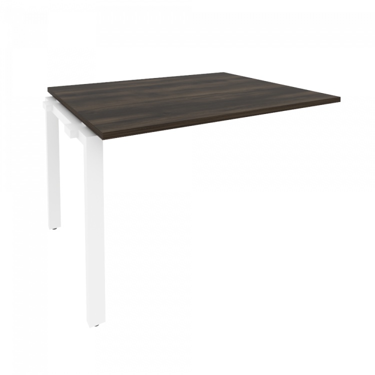 Onix Проходной наборный элемент переговорного стола O.MP-NPRG-2 Дуб Мали/Металл Белый 1180*980*750