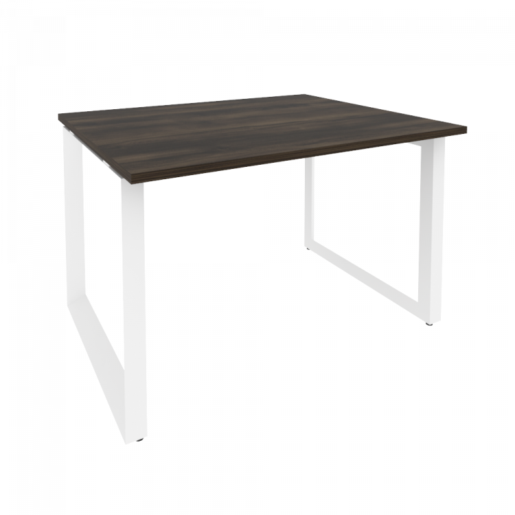 Onix Стол переговорный O.MO-PRG-1.2 Дуб Мали/Металл Белый 1180*980*750