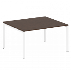 Metal System Quattro Переговорный стол (1 столешница) на П-образном м/к 40БП.ПРГ-1.3 Венге Цаво/Мета