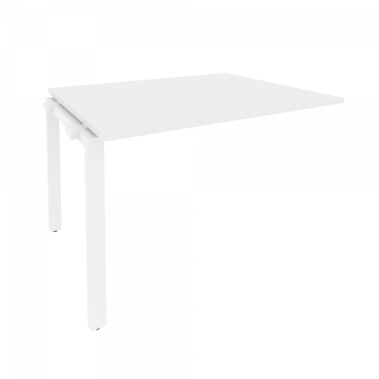 Onix Проходной наборный элемент переговорного стола O.MP-NPRG-2 Белый Бриллиант/Металл Белый 1180*98