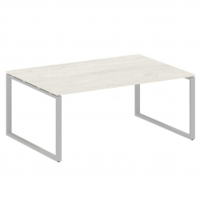 Metal System Переговорный стол (1 столешница) на О-образном м/к БО.ПРГ-1.5 Дуб Наварра/Металл Серый