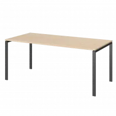 Стол на металлокаркасе для заседаний АМ-0058 Бук/Антрацит 1800x850x760 Арго-М