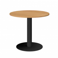Стол круглый АМП-Д90 Ольха/Антрацит 900x900x760 Арго-М