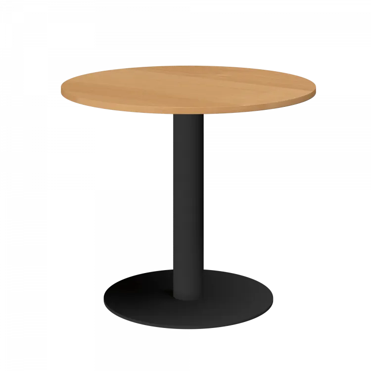 Стол круглый АМП-Д90 Ольха/Антрацит 900x900x760 Арго-М