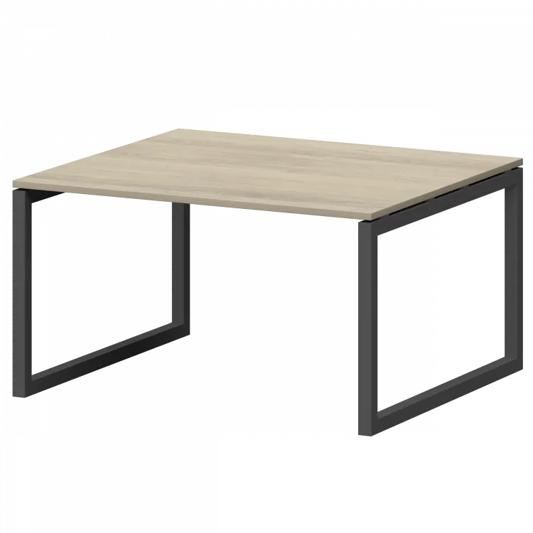 Стол переговорный на металлокаркасе СМСП-О-12.123.Пр50 Кронберг/Антрацит 1200x1236x750 Смарт