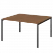 Стол переговорный на металлокаркасе АМП-005.123 Орех/Антрацит 1800x1236x760 Арго-М