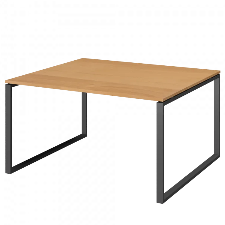 Стол переговорный на металлокаркасе АМП.О-004.123 Ольха/Антрацит 1600x1236x760 Арго-М