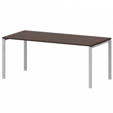 Стол на металлокаркасе для заседаний АМ-0058 Дуб венге/Белый 1800x850x760 Арго-М