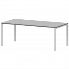 Стол на металлокаркасе для заседаний АМ-0058 Серый/Белый 1800x850x760 Арго-М