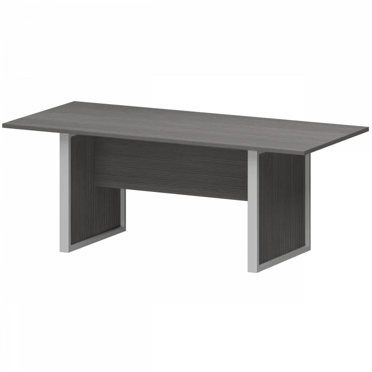 Стол заседаний НТМ-200.90-КМК Лиственница/Металлик x900x750 Аргентум-М