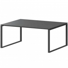 Стол переговорный на металлокаркасе АМП.О-004.123 Антрацит/Антрацит 1600x1236x760 Арго-М