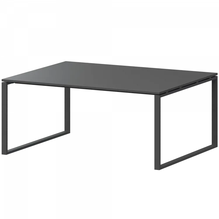 Стол переговорный на металлокаркасе АМП.О-004.123 Антрацит/Антрацит 1600x1236x760 Арго-М