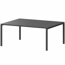 Стол переговорный на металлокаркасе АМП-004.123 Антрацит/Антрацит 1600x1236x760 Арго-М