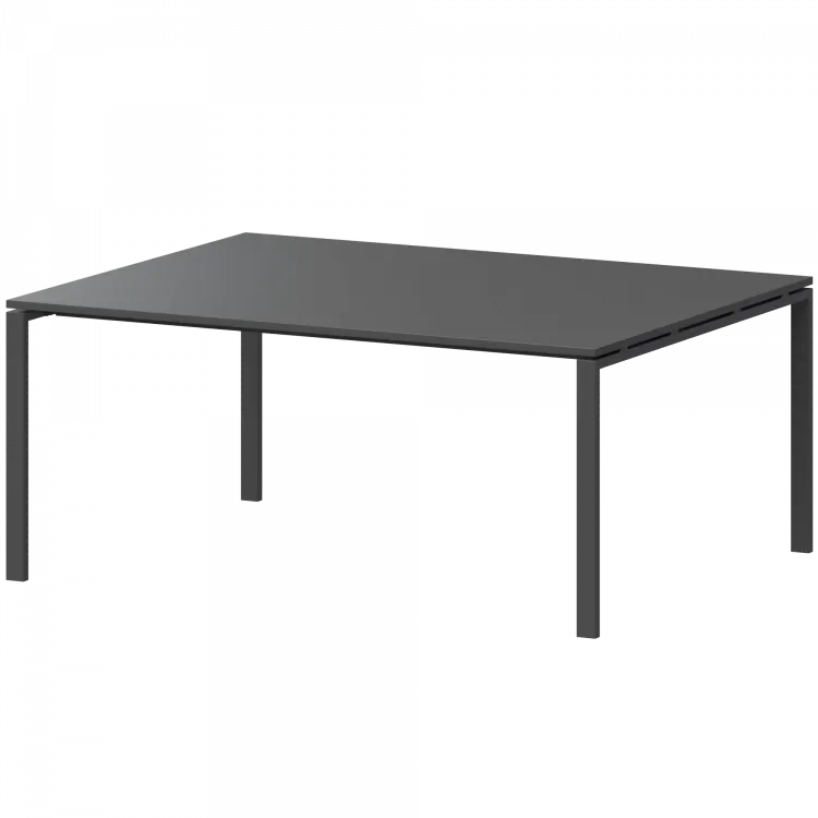 Стол переговорный на металлокаркасе АМП-004.123 Антрацит/Антрацит 1600x1236x760 Арго-М