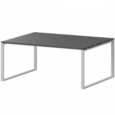 Стол переговорный на металлокаркасе АМП.О-004.123 Антрацит/Белый 1600x1236x760 Арго-М