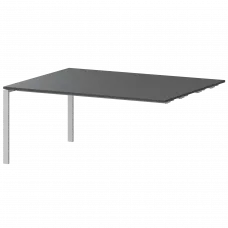 Модуль стола переговорного АМЭ-004.123 Антрацит/Белый 1600x1236x760 Арго-М