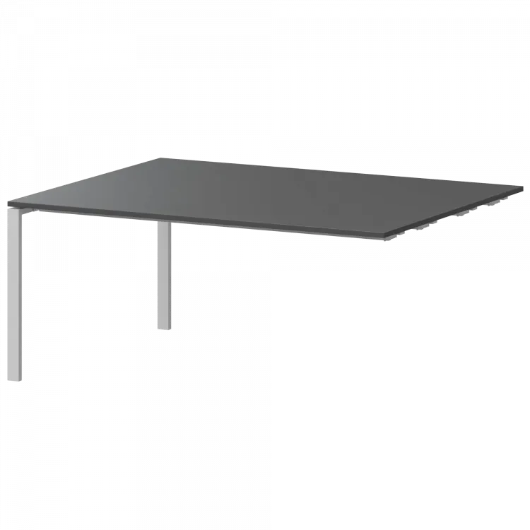 Модуль стола переговорного АМЭ-004.123 Антрацит/Белый 1600x1236x760 Арго-М