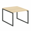 Metal System Quattro Перег. стол (1 столешница) на О-образном м/к 40БО.ПРГ-1.1 Акация Лорка/Металл А