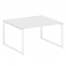 Metal System Переговорный стол (1 столешница) на О-образном м/к БО.ПРГ-1.3 Белый/Металл Белый 1400*1