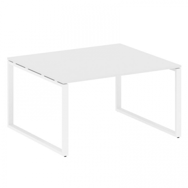 Metal System Переговорный стол (1 столешница) на О-образном м/к БО.ПРГ-1.3 Белый/Металл Белый 1400*1