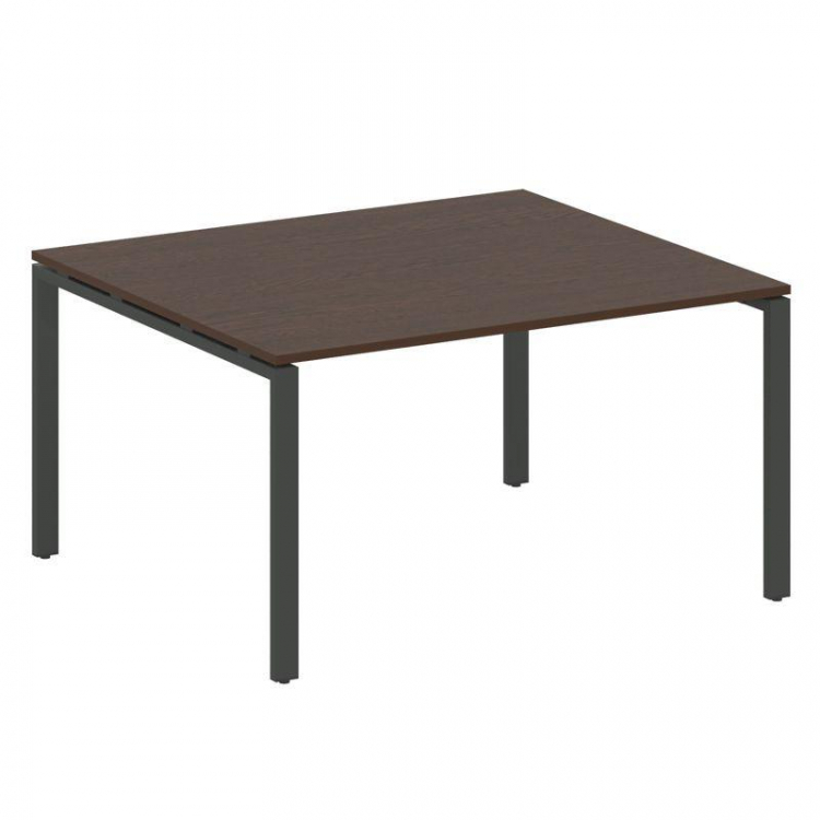 Metal System Переговорный стол (1 столешница) на П-образном м/к БП.ПРГ-1.3 Венге Цаво/Металл Антраци