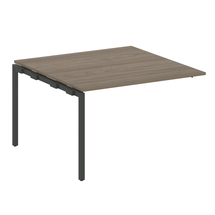 Metal System Quattro Проходной элемент перег. стола на П-образном м/к 40БП.ППРГ-2 Вяз Благородный/Ме