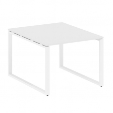 Metal System Переговорный стол (1 столешница) на О-образном м/к БО.ПРГ-1.1 Белый/Металл Белый 1000*1