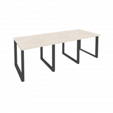 Onix Стол переговорный O.MO-PRG-3.0 Денвер Светлый/Металл Антрацит 2340*980*750