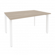 Onix Стол переговорный O.MP-PRG-1.3 Дуб Аттик/Металл Белый 1380*980*750